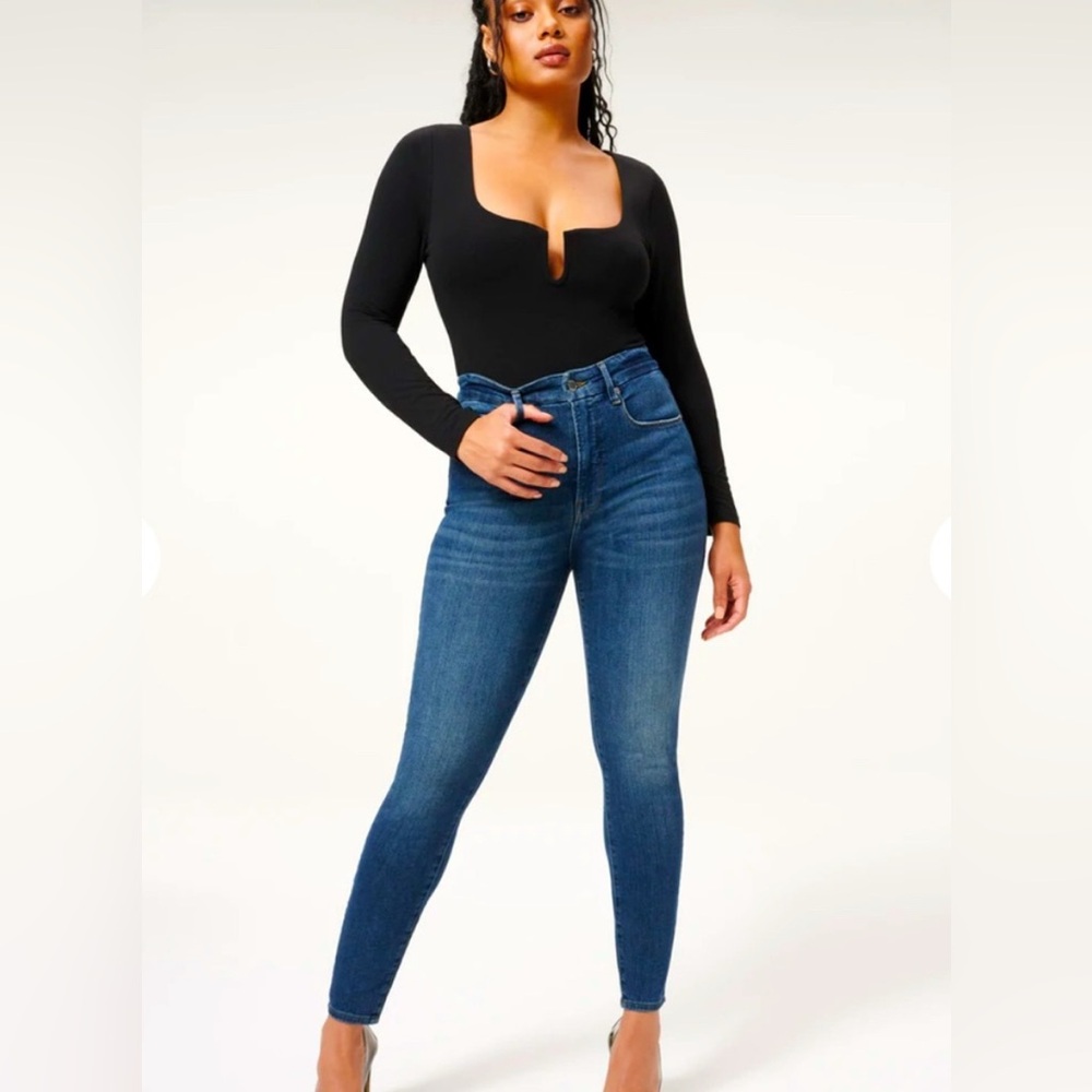 Good American Blue Skinny Jeans Blue265